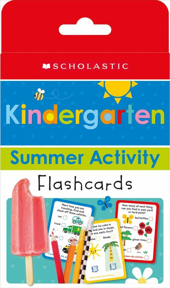 Buy Kindergarten Summer Activity Flashcards Scholastic Early Learners Flashcards By Scholastic With Free Delivery Wordery Com