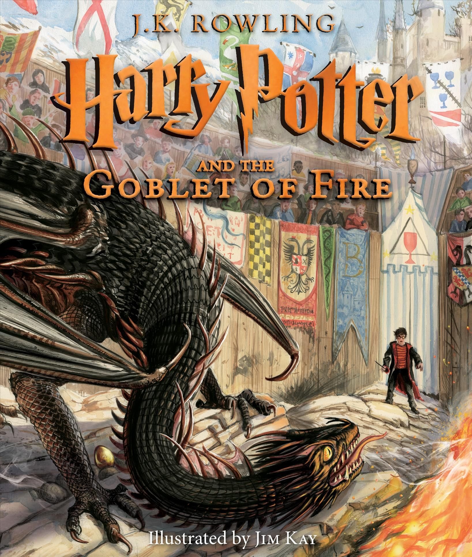 Buy Harry Potter and the Goblet of Fire The Illustrated Edition Harry Potter Book 4 by J K Rowling author Jim Kay illustrator With Free Delivery wordery