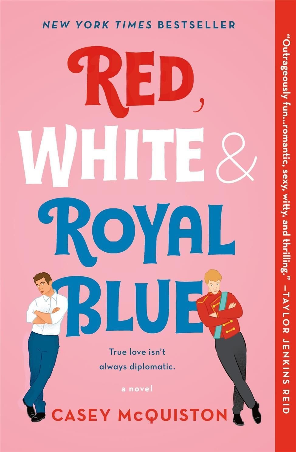 Waterstones SIGNED Exclusive Edition: Red, White & Royal Blue, Sprayed Edges