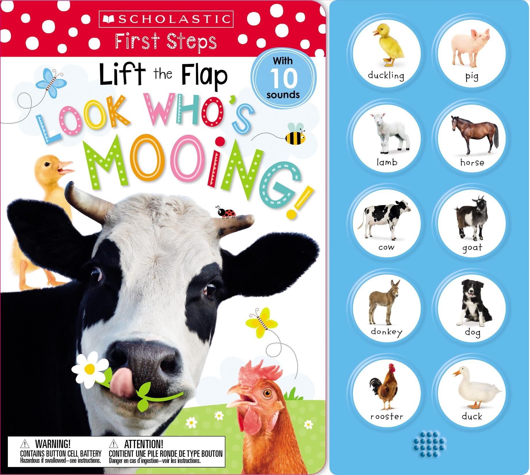 Buy Look Who's Mooing! Lift the Flap: Scholastic Early Learners (Sound  Book) by Scholastic Early Learners With Free Delivery 