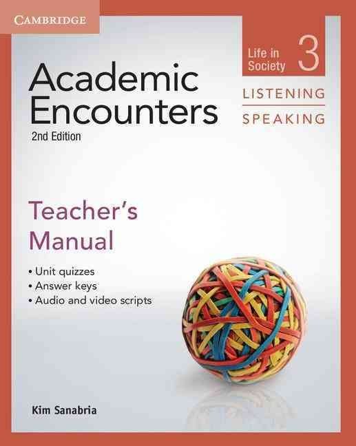 Kim　Buy　and　Manual　Academic　Encounters　Free　Level　Teacher's　With　Listening　Speaking　Sanabria　by　Delivery
