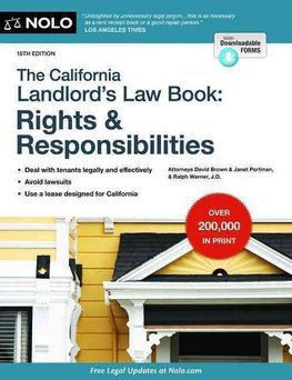 Buy California Landlord S Law Book The Rights